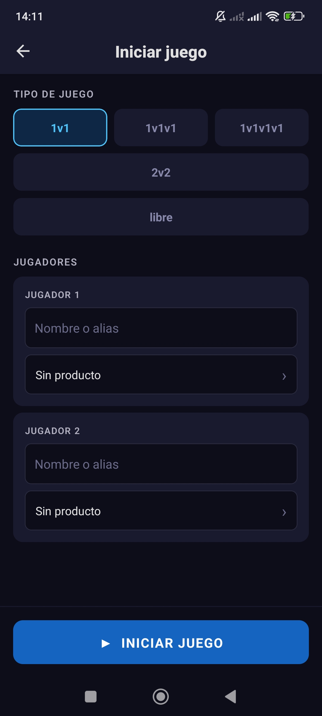 Iniciar juego