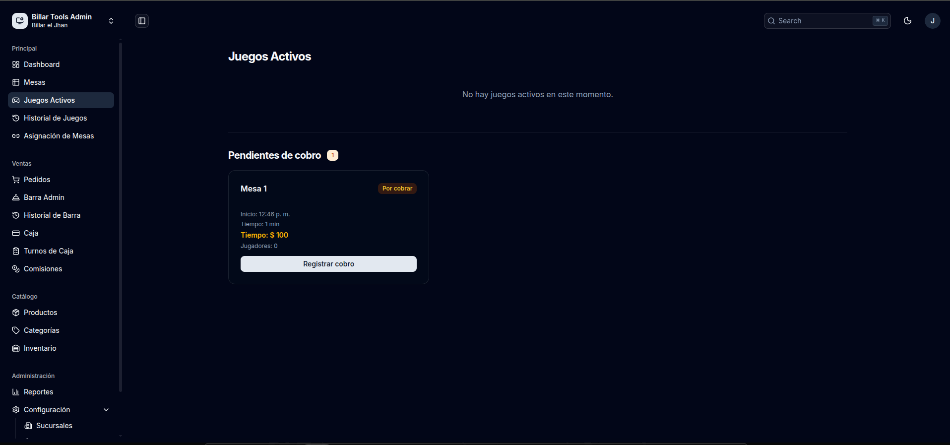 Juegos activos